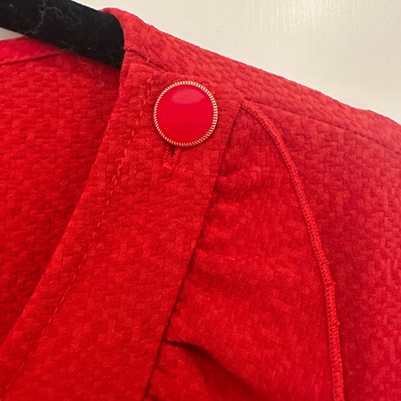 Sezane Jerry Blouse Rouge 38 - Picture 5 of 8